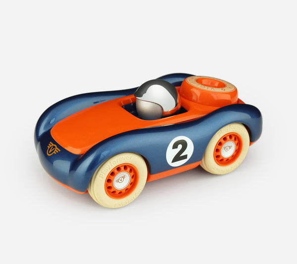 Playforever Vigliettaトイカー PL-VV102、箱なし VV102 Viglietta Marco - Silver & Yellow Car – Playforever